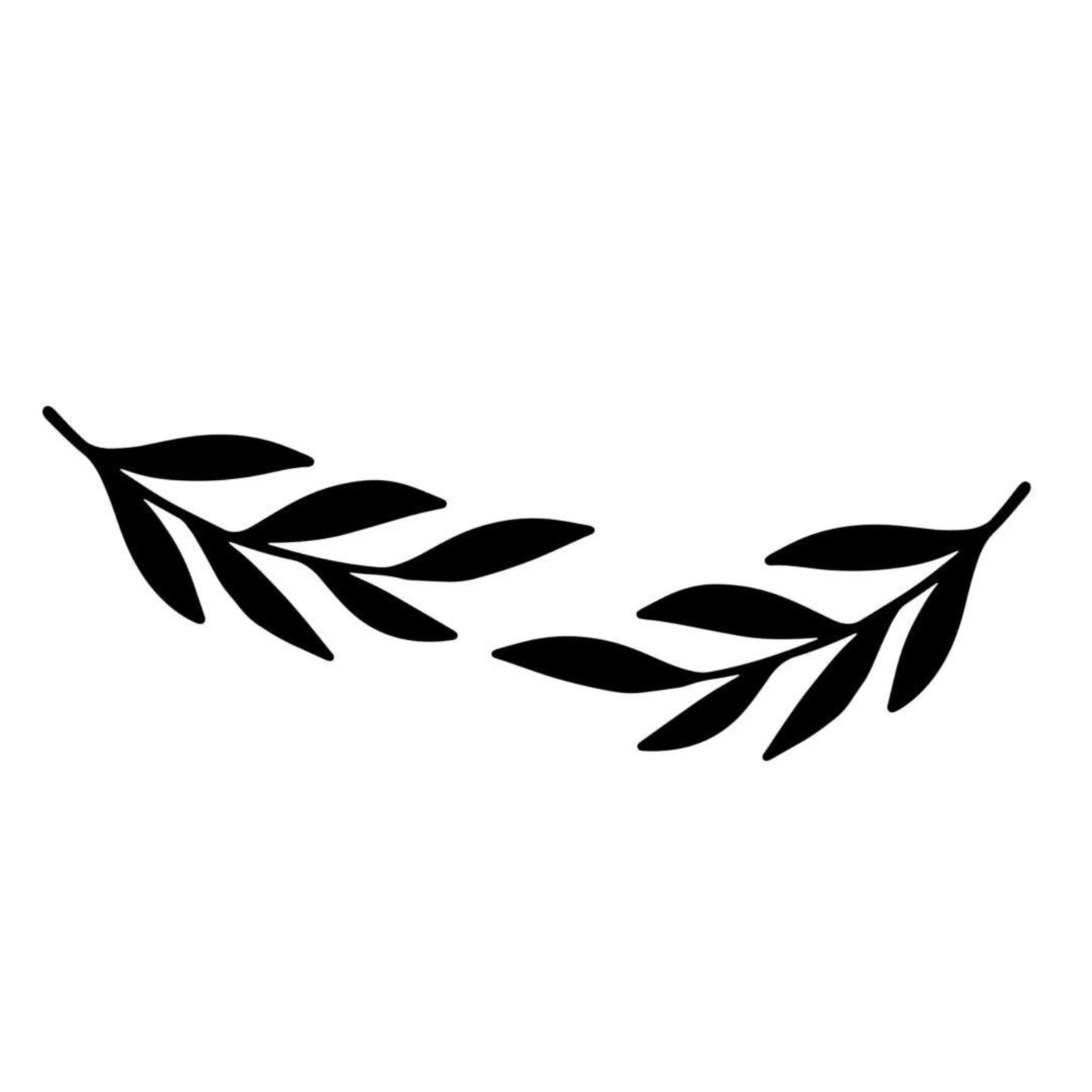 Black palm leaf