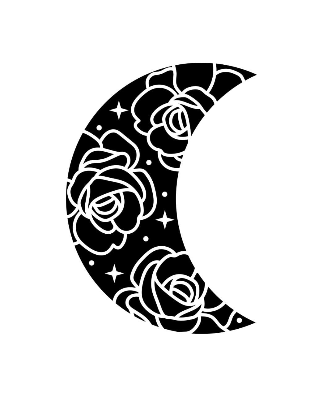 Floral moon