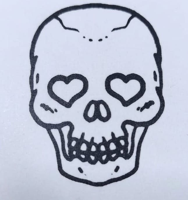 Heart Skull