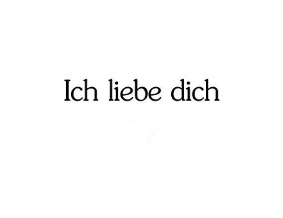 Ich Liebe dich