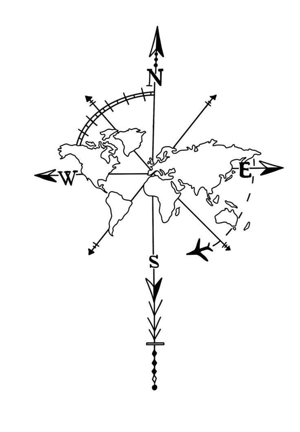 Compass map