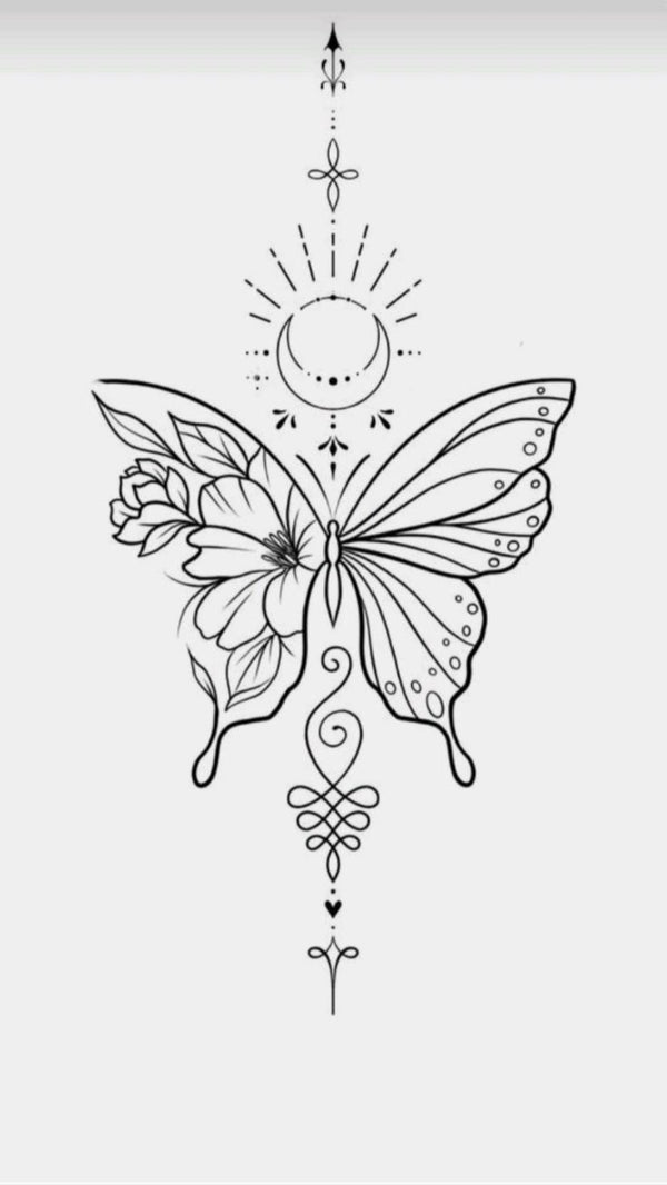 Floral Butterfly