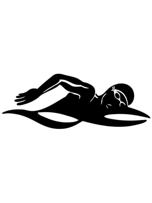 Swimmer Silhouette
