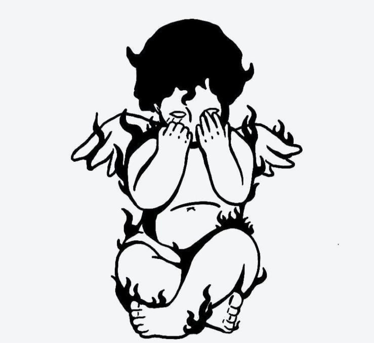 Crying angel