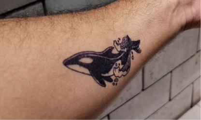 Playing whale